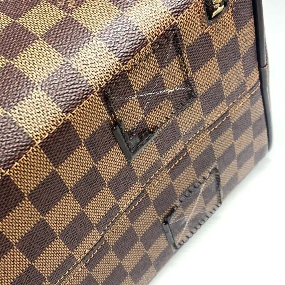 LOUIS VUITTON Brown Damier Canvas Boston Bag